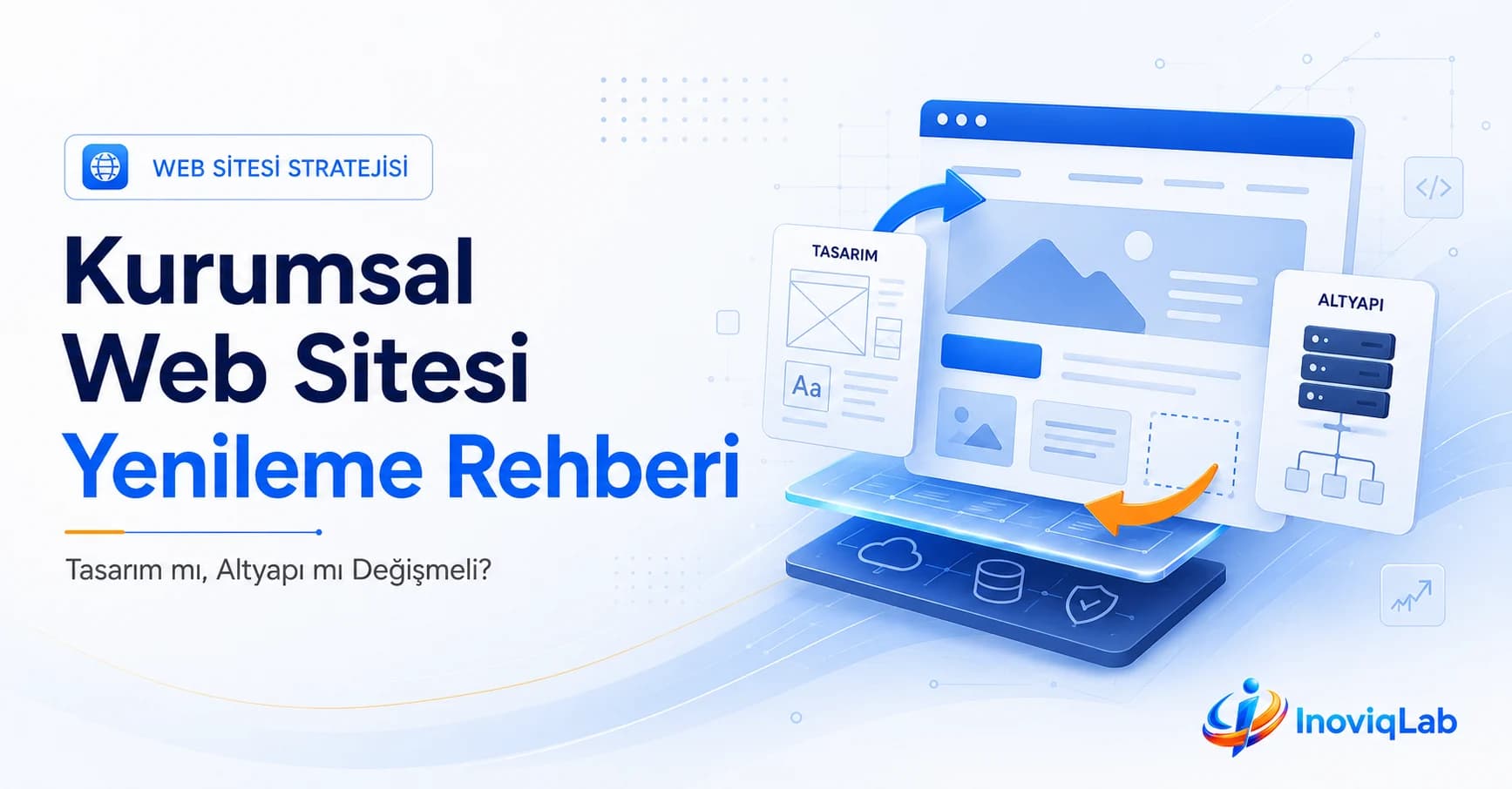 Comparison of design and technical infrastructure options during a corporate website redesign.